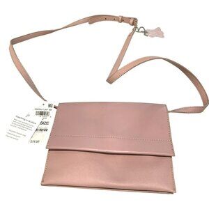 Giani Bernini Pink Faux Leather Crossbody Bag NWT